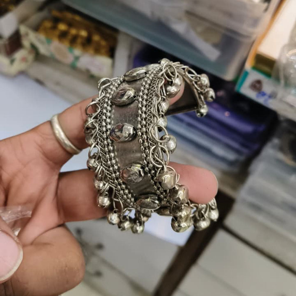 Manisha Jewellery Elegant Oxidiesd Plated Openable Kada