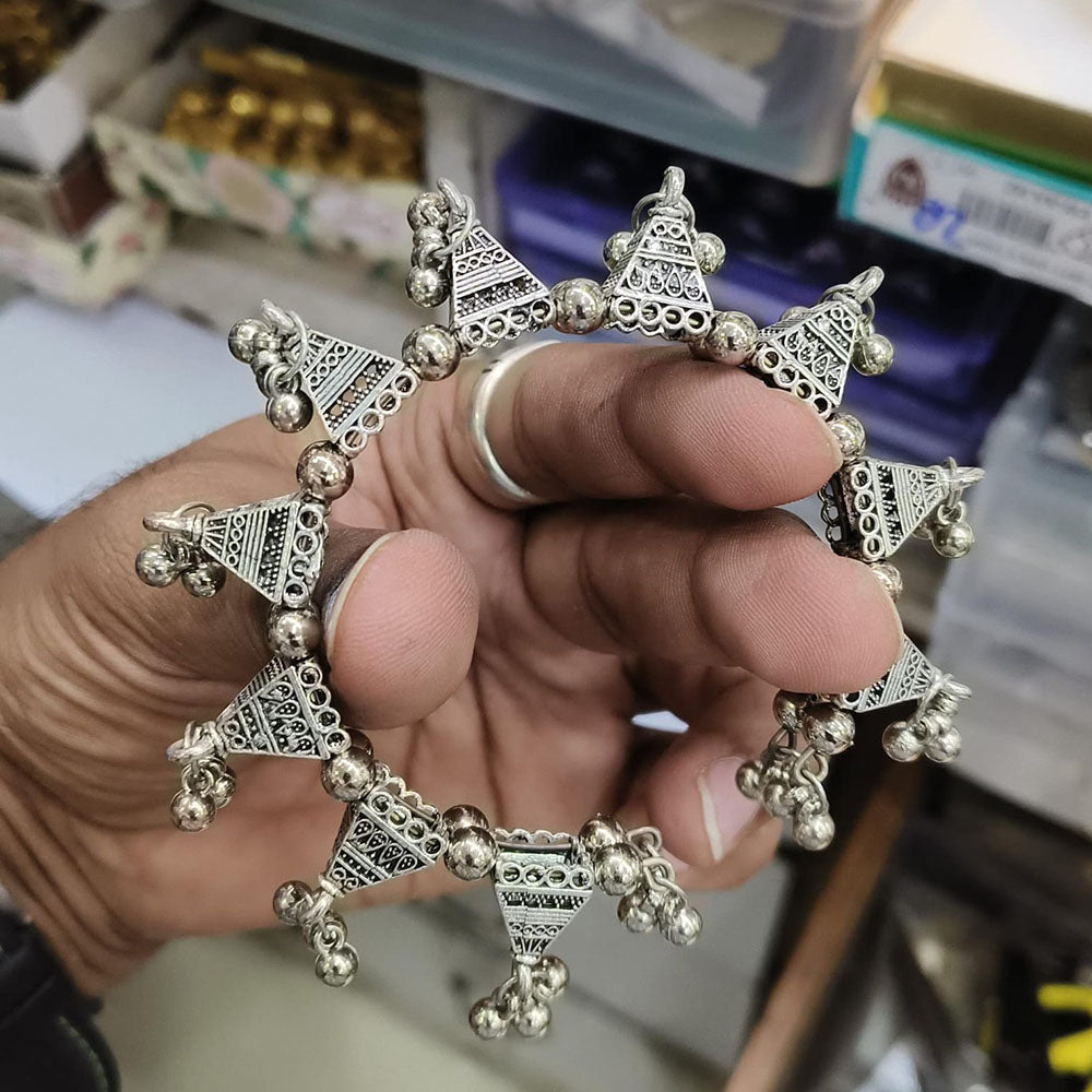 Manisha Jewellery Elegant Oxidiesd Plated Openable Kada