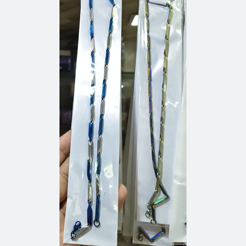Manisha Jewellery Stylish Metallic Chain Necklace for Men