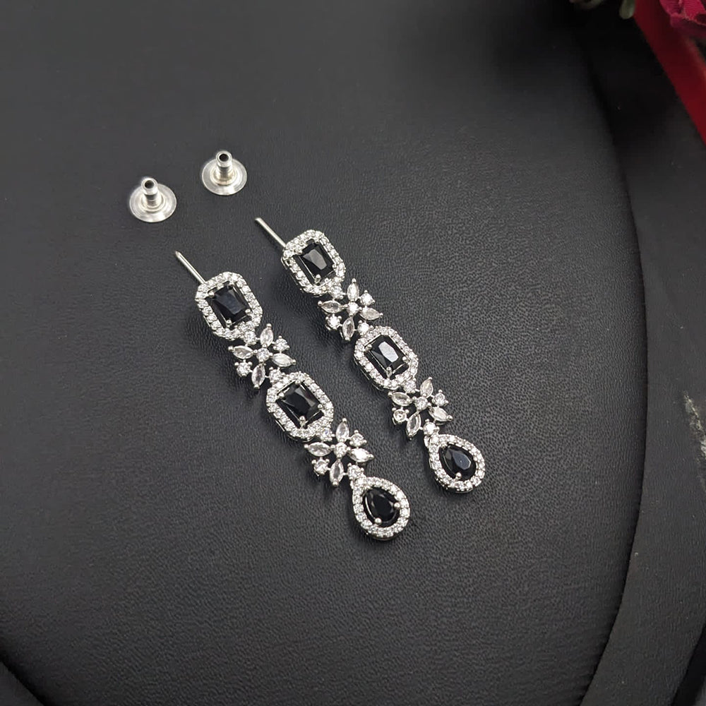 Manisha Jewellery Fancy American Diamond Earrings Perfect for Parties
