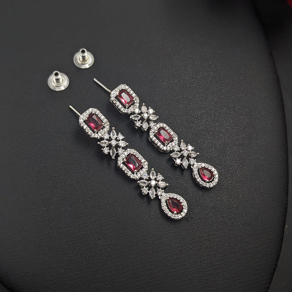 Manisha Jewellery Fancy American Diamond Earrings Perfect for Parties