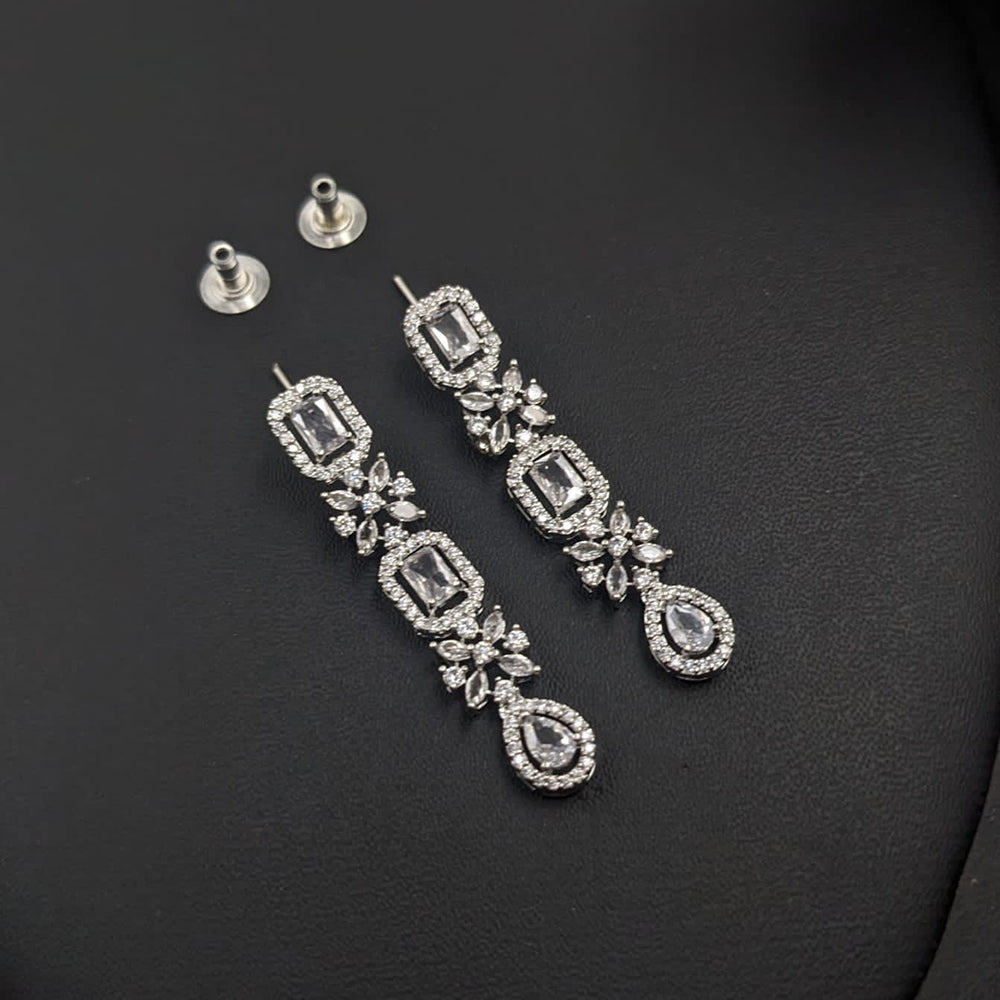 Manisha Jewellery Fancy American Diamond Earrings Perfect for Parties