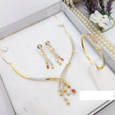 Manisha Jewellery Delicate American Diamont Combo Set
