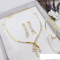 Manisha Jewellery Delicate American Diamont Combo Set