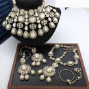 Manisha Jewellery Handcrafted Kundan Stone Semi Bridal Set for Wedding & Festive Wear