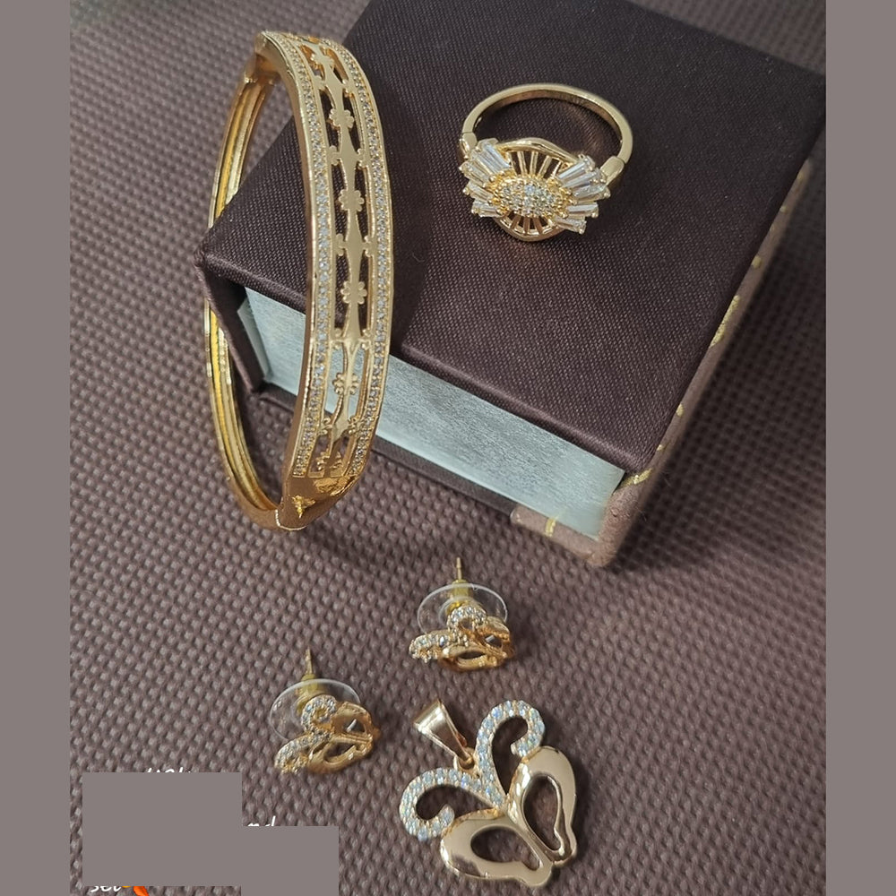 Manisha Jewellery Delicate American Diamont Combo Set