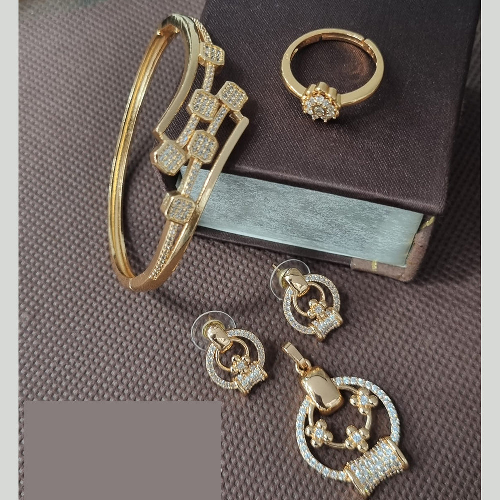 Manisha Jewellery Delicate American Diamont Combo Set