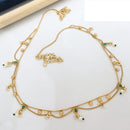 Manisha Jewellery Traditional Pota Stone and Pearl Drops Antique Kamarband