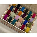 Manisha Jewellery Velvet Bangles with Austrian Stone (Assorted Color)