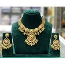 Manisha Jewellery Royal Pota Stone and Beads Necklace Set with Matching Earrings