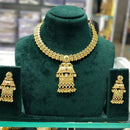 Manisha Jewellery Royal Pota Stone and Beads Necklace Set with Matching Earrings