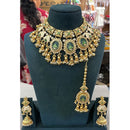 Manisha Jewellery Royal Majesty Pota Stone and Meenakari Touch Necklace Set