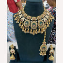 Manisha Jewellery Royal Majesty Pota Stone and Meenakari Touch Necklace Set