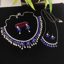 Manisha Jewellery Classic Crystal Stone And Pearl Necklace Combo Set