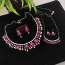 Manisha Jewellery Classic Crystal Stone And Pearl Necklace Combo Set