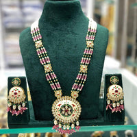 Manisha Jewellery Elegance Pota Stone Pearl And Beads Necklace Set
