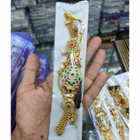 Manisha Jewellery Elegant Pota Stone And Meenakari Necklace Set (One Piece Only)