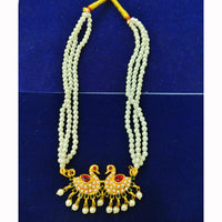 Manisha Jewellery Elegant Glow Pota Stone And Pearl Necklace