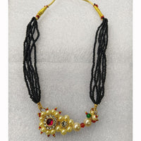 Manisha Jewellery Elegant Glow Pota Stone And Pearl Necklace