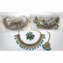 Manisha Jewellery Royal Glam Crystal Stone And Pearl Necklace Set