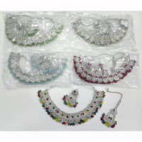 Manisha Jewellery Royal Glam Crystal Stone And Pearl Necklace Set