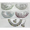 Manisha Jewellery Royal Glam Crystal Stone And Pearl Necklace Set