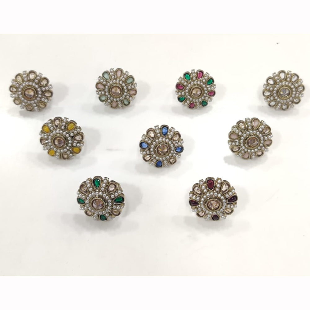 Manisha Jewellery Stylish Crystal Ring Shine Bright With Effortless Grace