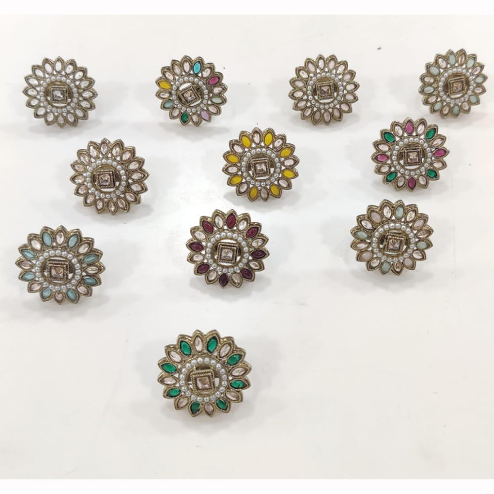 Manisha Jewellery Stylish Crystal Ring Shine Bright With Effortless Grace