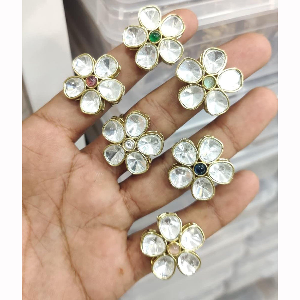 Manisha Jewellery Stylish Crystal Ring Shine Bright With Effortless Grace