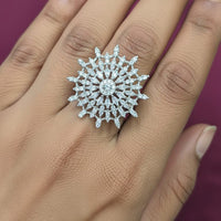 Manisha Jewellery Stylish Crystal Ring Shine Bright With Effortless Grace