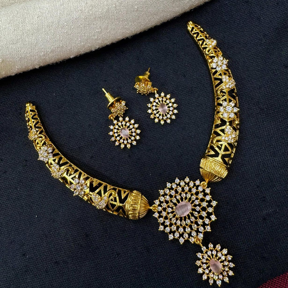 Manisha Jewellery Premium Crystal And Austrian Stone Necklace Set