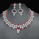 Manisha Jewellery Designer American Diamond Necklace Set