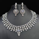 Manisha Jewellery Designer American Diamond Necklace Set