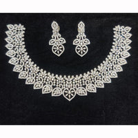 Manisha Jewellery Designer American Diamond Necklace Set