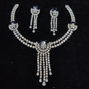 Manisha Jewellery Designer American Diamond Necklace Set