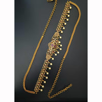 Manisha Jewellery Luxury Crysal And Austrian Stone Pearl Bridal Kamarbandh