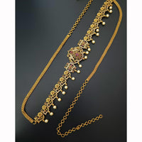 Manisha Jewellery Luxury Crysal And Austrian Stone Pearl Bridal Kamarbandh