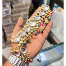 Manisha Jewellery Heritage Kundan Stone And Pearl Choker Necklace Set