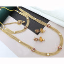 Manisha Jewellery Designer Pota Stone Twin Necklace Set