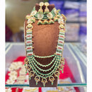 Manisha Jewellery Designer Pota Stone And Pearl Twin Necklace Set