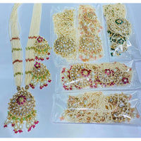 Manisha Jewellery Pota Stone Pearl And Beads Long Designer Necklace Set