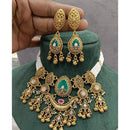 Manisha Jewellery Traditional Pota Stone Pearl Choker Necklace Set