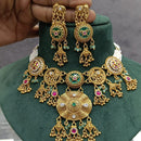 Manisha Jewellery Traditional Pota Stone Pearl Choker Necklace Set