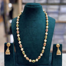 Manisha Jewellery Elegant Pota Stone And Beaded Long Necklace Set