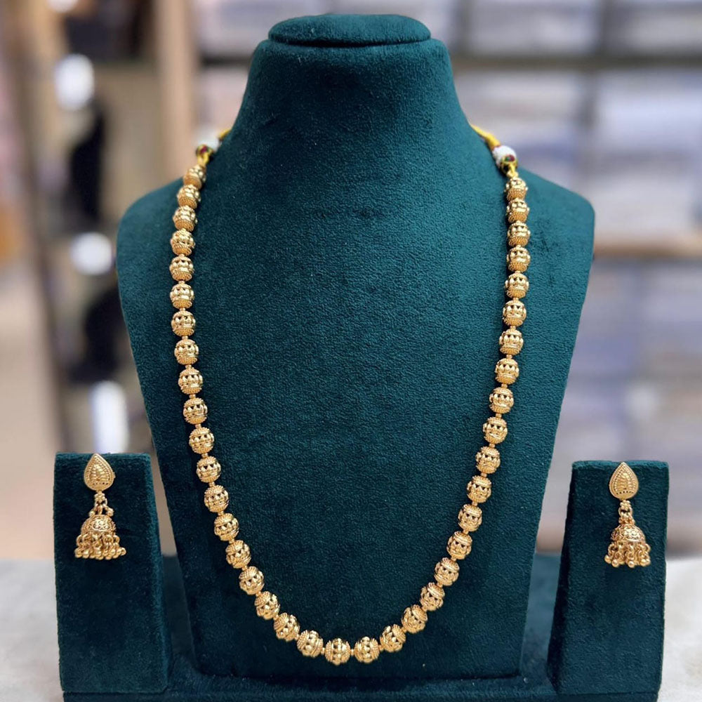 Manisha Jewellery Elegant Beaded Long Necklace Set