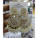 Manisha Jewellery Crystal Stone Pearl And Beads Dangler Earrings 