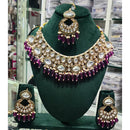 Manisha Jewellery Regal Aura Kundan Stone And Pearl Necklace Set
