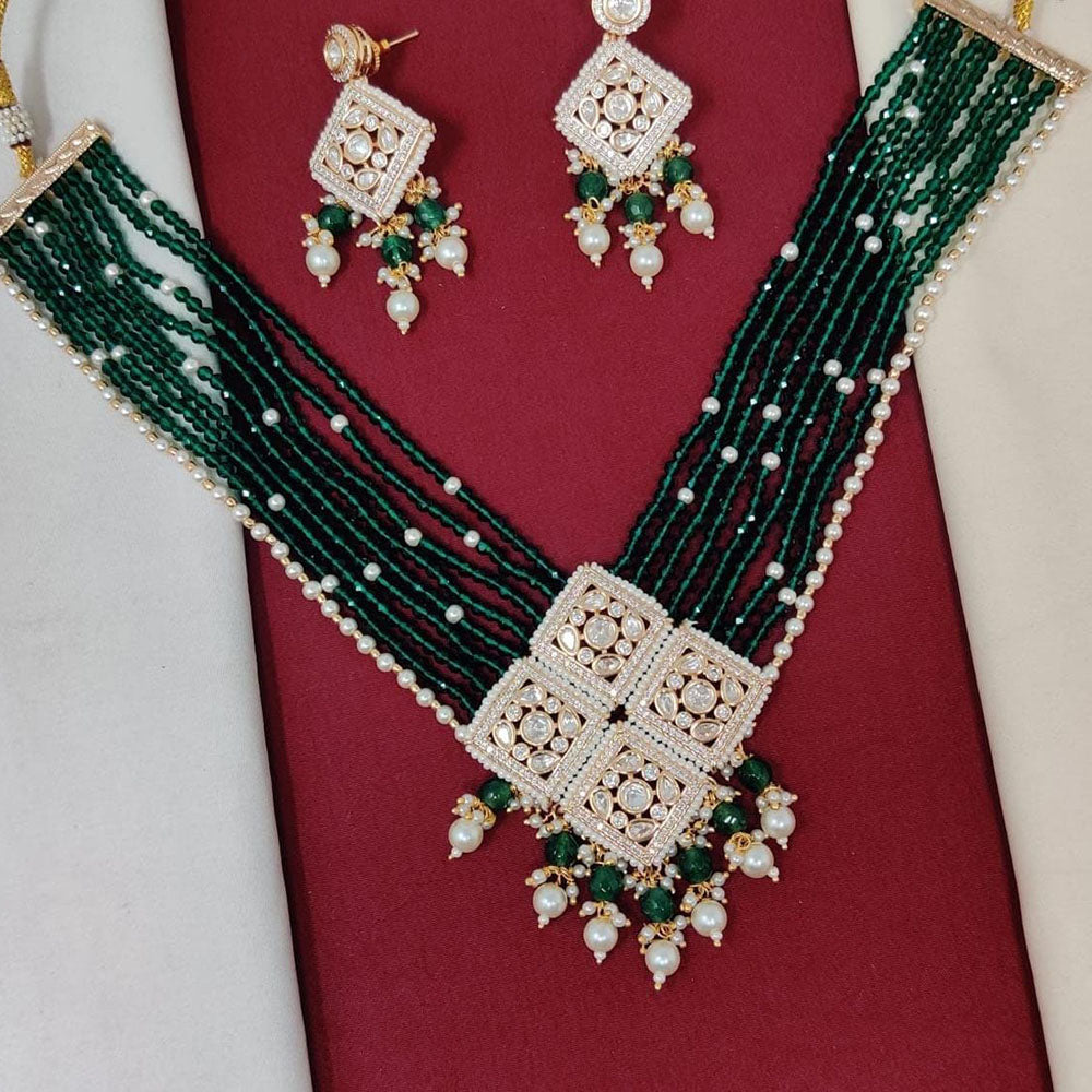 Manisha Jewellery Polki Kundan And Pearl Designer Necklace Set