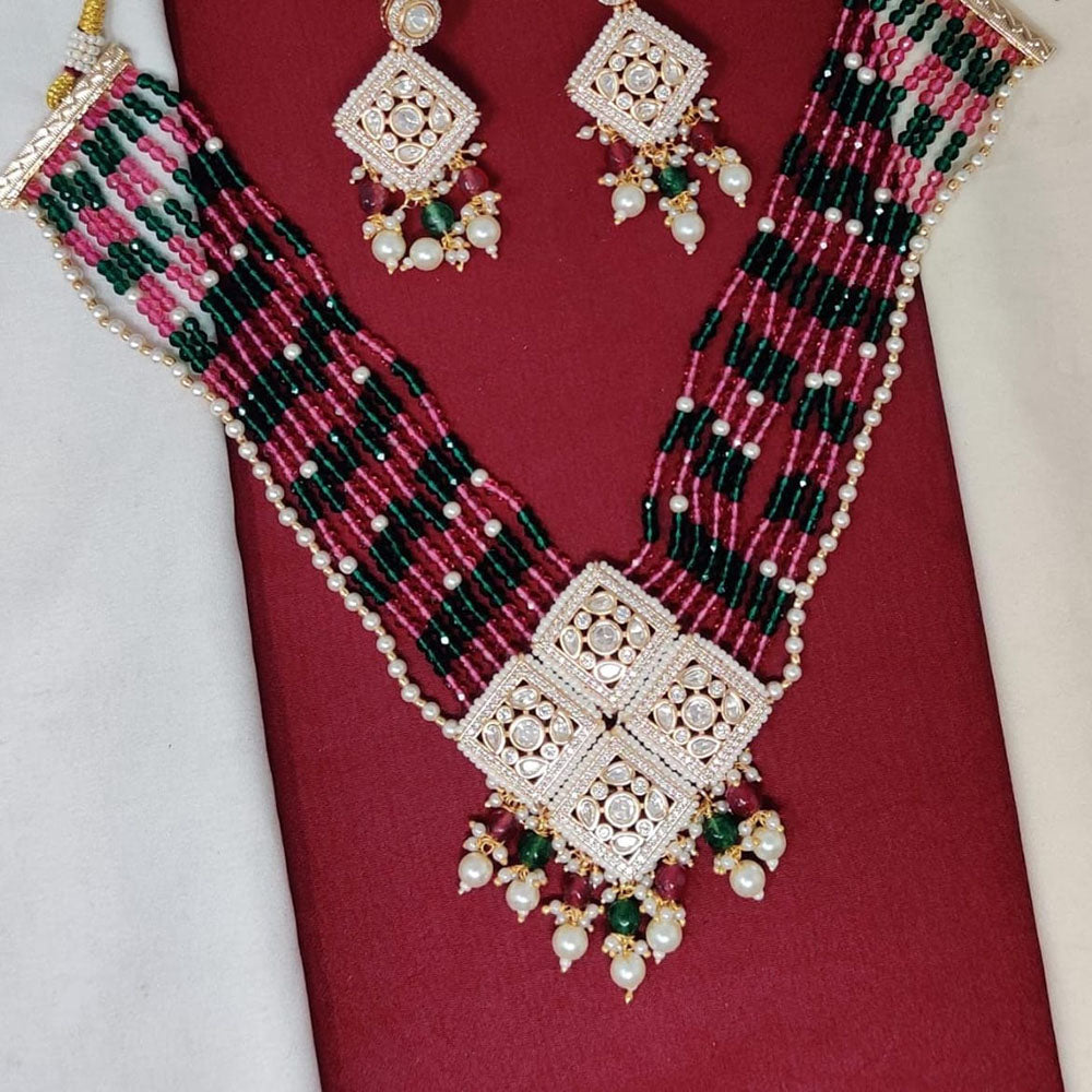 Manisha Jewellery Polki Kundan And Pearl Designer Necklace Set