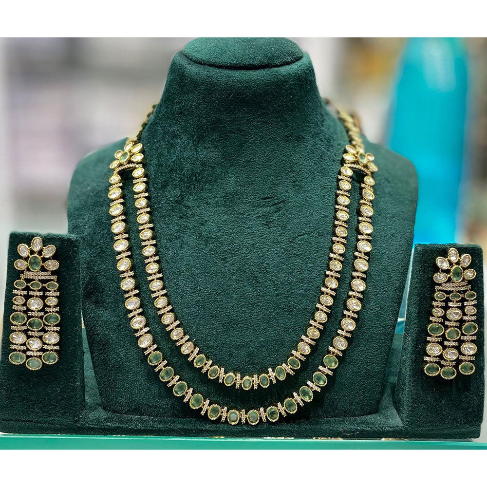 Manisha Jewellery Royal Polki Kundan Stone Necklace Set